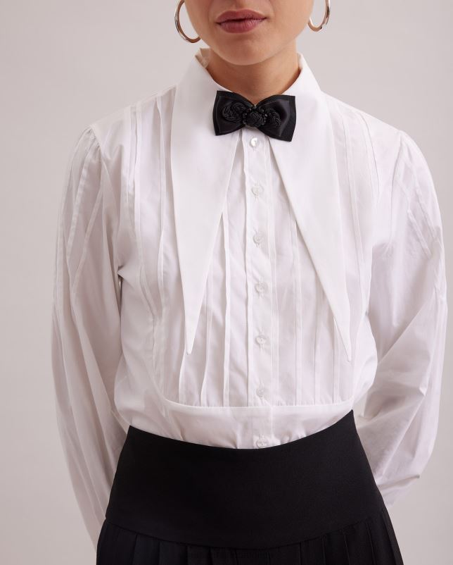 Anne Fontaine vrouwen James vlinderdas verstelbare vlinderdas ketting accessoires zwart 06TRT505