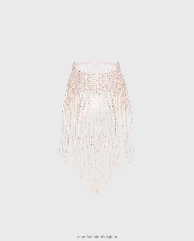 Anne Fontaine vrouwen halsband kristal geïnspireerde kralenkraag accessoires stijlvol 06TRT523