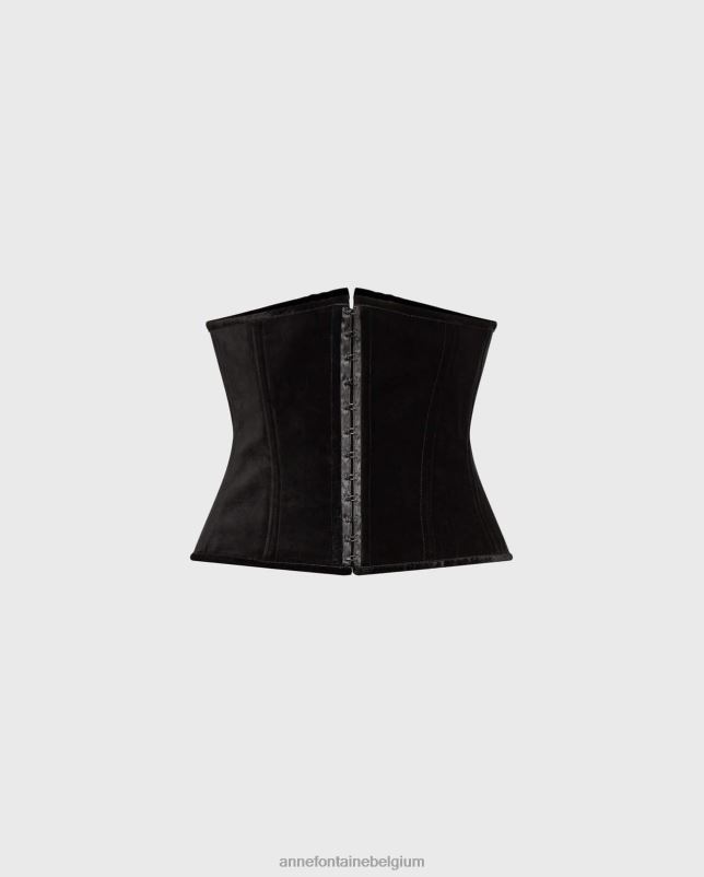 Anne Fontaine vrouwen Elvia korset breed fluwelen korset accessoires zwart 06TRT667