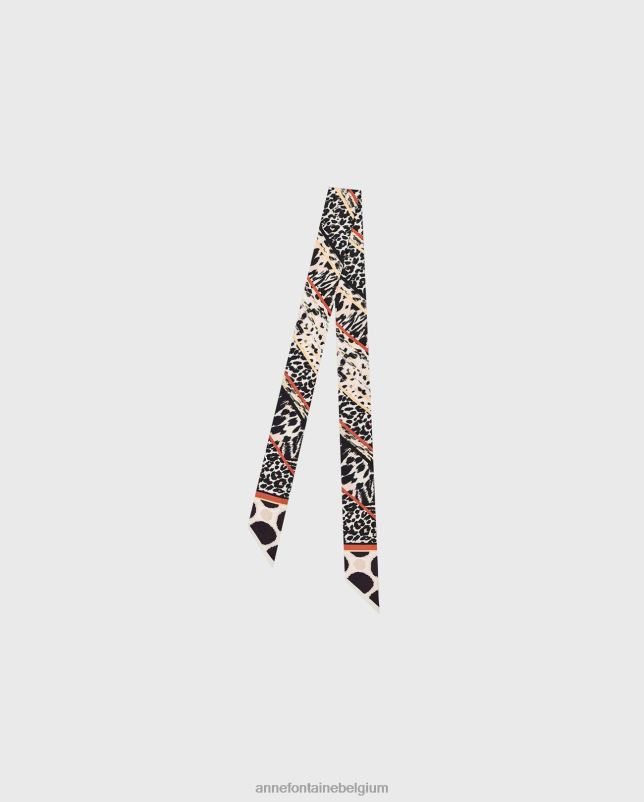 Anne Fontaine vrouwen Tatum stropdas sjaal zijden sjaal accessoires stijlvol 06TRT629