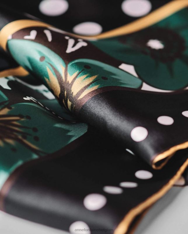 Anne Fontaine vrouwen ted sjaal zijden vierkante sjaal accessoires bloemen 06TRT615