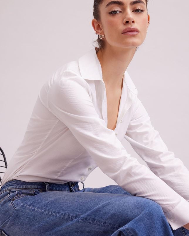 Anne Fontaine vrouwen Baiona denim jean enkellange denim met wijde pijpen kleding donkere wassing 06TRT325