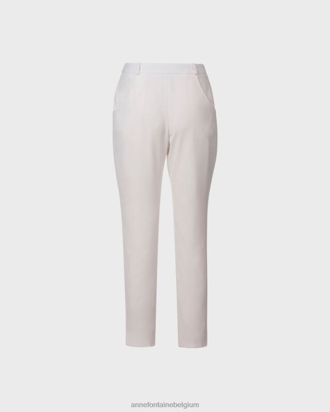 Anne Fontaine vrouwen cerise broek, lichtgewicht, enkellange broek kleding wit 06TRT331