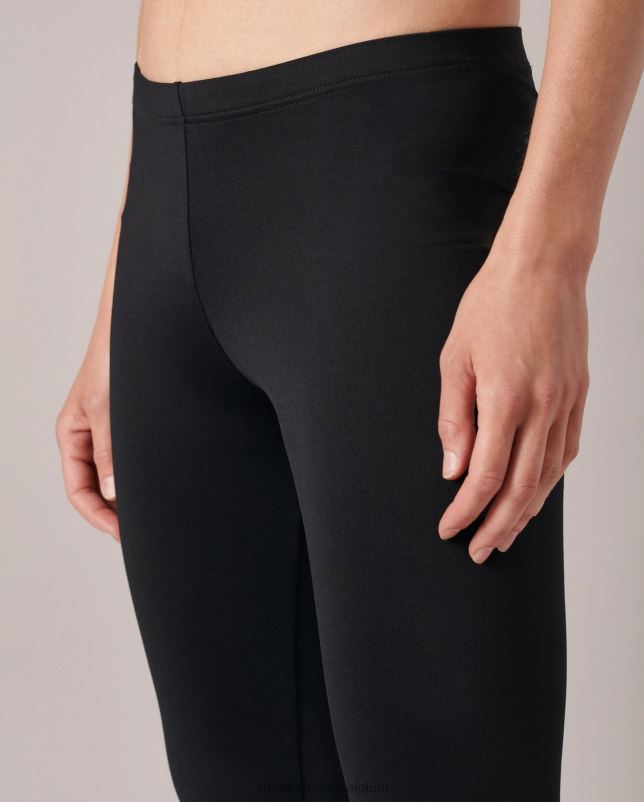 Anne Fontaine vrouwen dasko legging gebreide legging van stretchjersey kleding zwart 06TRT381