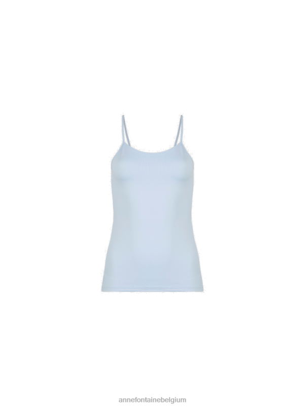 Anne Fontaine vrouwen Cintia hemdje Riviera hemdje met dunne bandjes kleding blauw 06TRT297