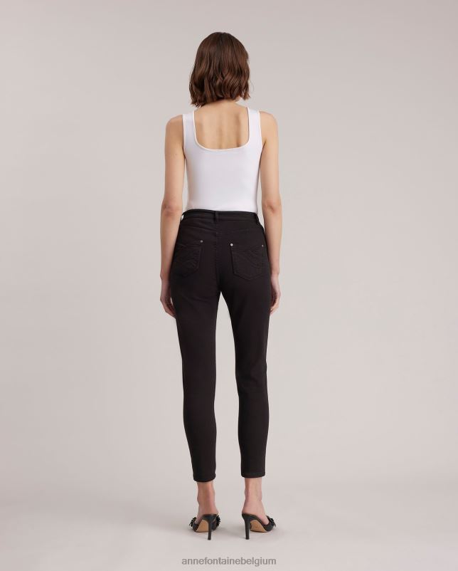 Anne Fontaine vrouwen dameshemdje met brede band kleding wit 06TRT306