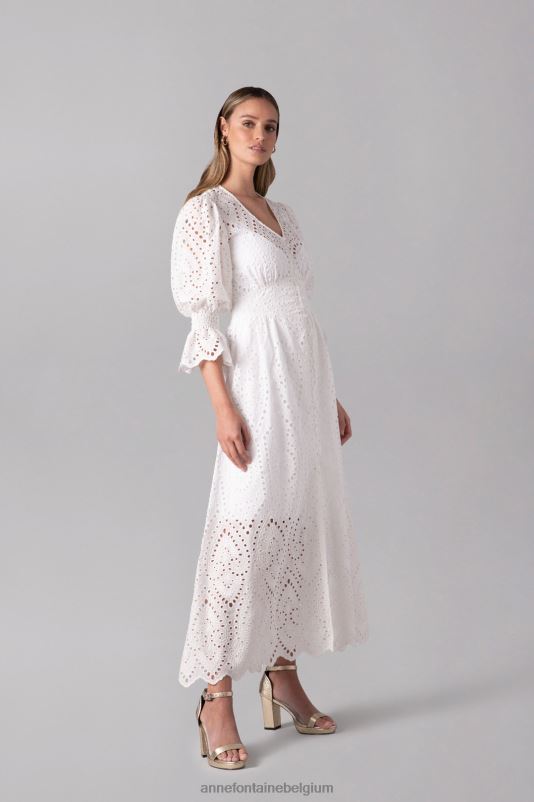 Anne Fontaine vrouwen Franny heel metallic hakken met verwijderbare bloemen schoenen goud 06TRT49