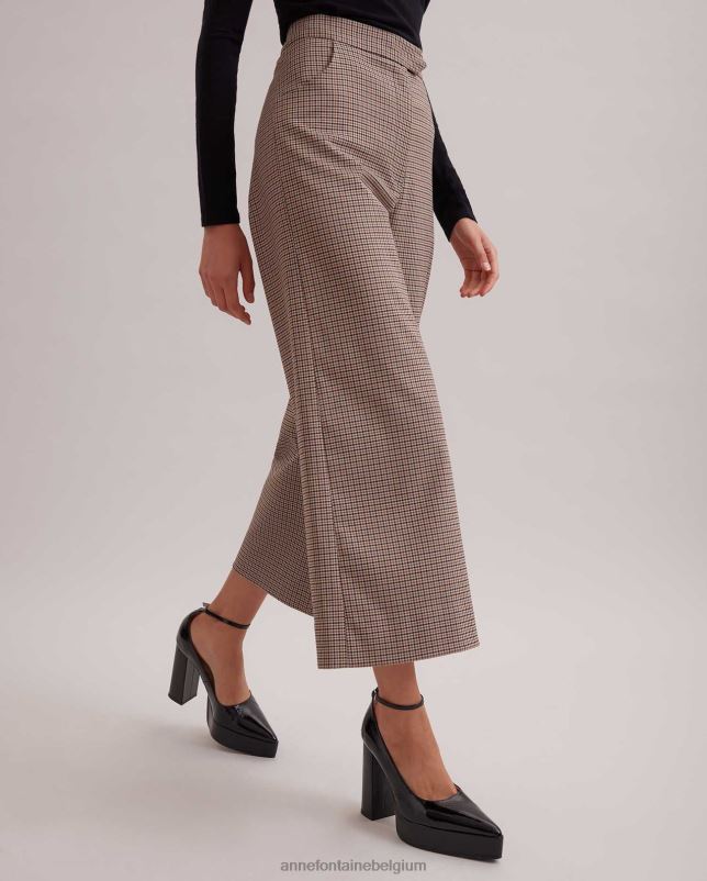 Anne Fontaine vrouwen Lakleren schoen met idylle hak en gestapelde hak schoenen zwart 06TRT57