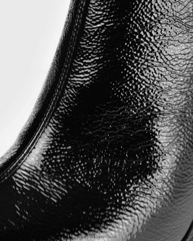 Anne Fontaine vrouwen aden laars lakleren platformlaars schoenen zwart 06TRT13