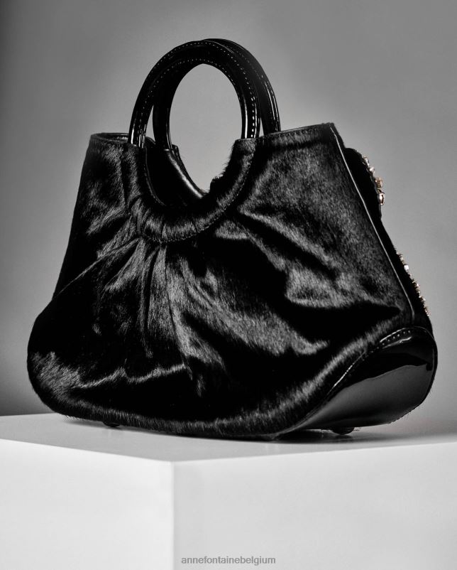 Anne Fontaine vrouwen Scarlett Star Crystal handtas kenmerkende handtas met kristallen Tassen bloemen 06TRT697