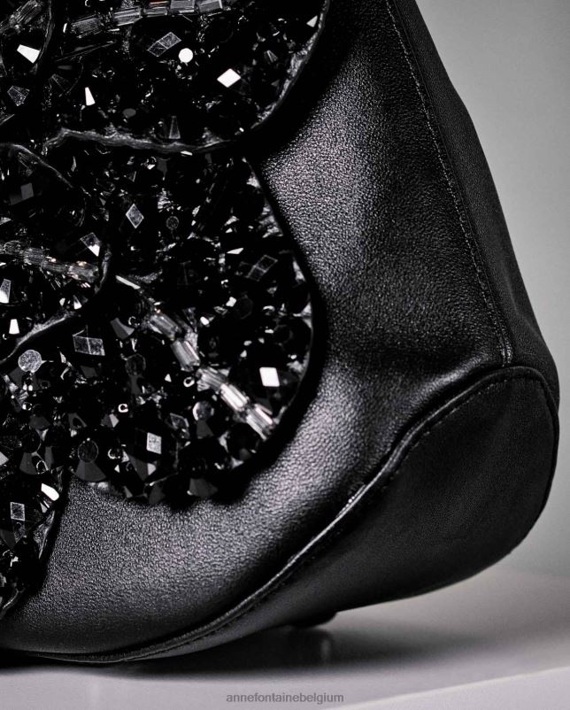 Anne Fontaine vrouwen Scarlett Star Jet handtas kenmerkende handtas met bovenhandvat Tassen stijlvol 06TRT696