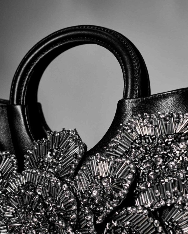 Anne Fontaine vrouwen Scarlett Star meteoriet handtas kenmerkende handtas Tassen bloemen 06TRT698